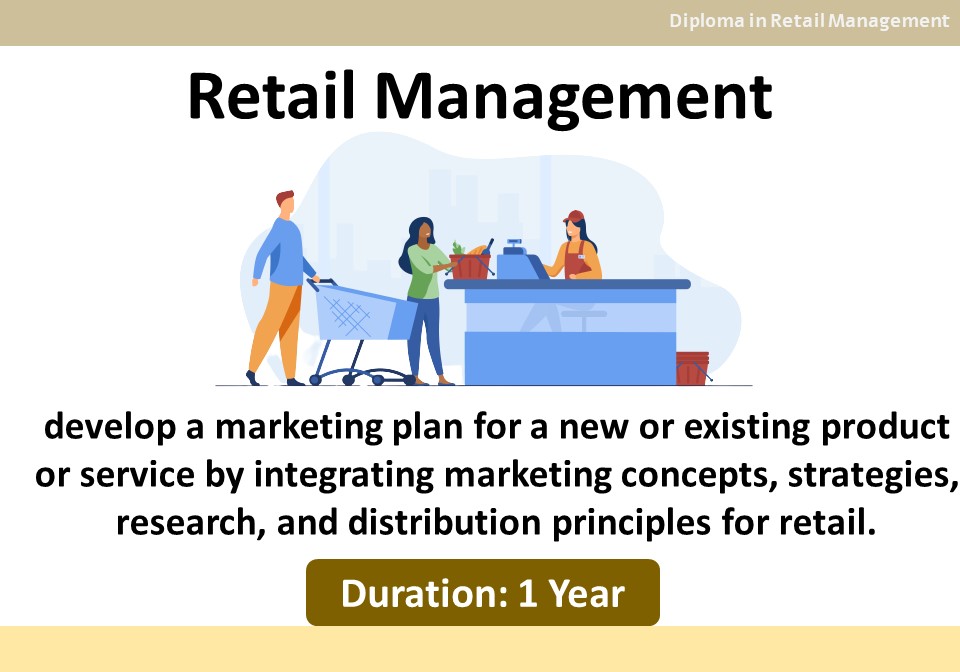 ADVANCE DIPLOMA IN RETAIL MANAGEMENT